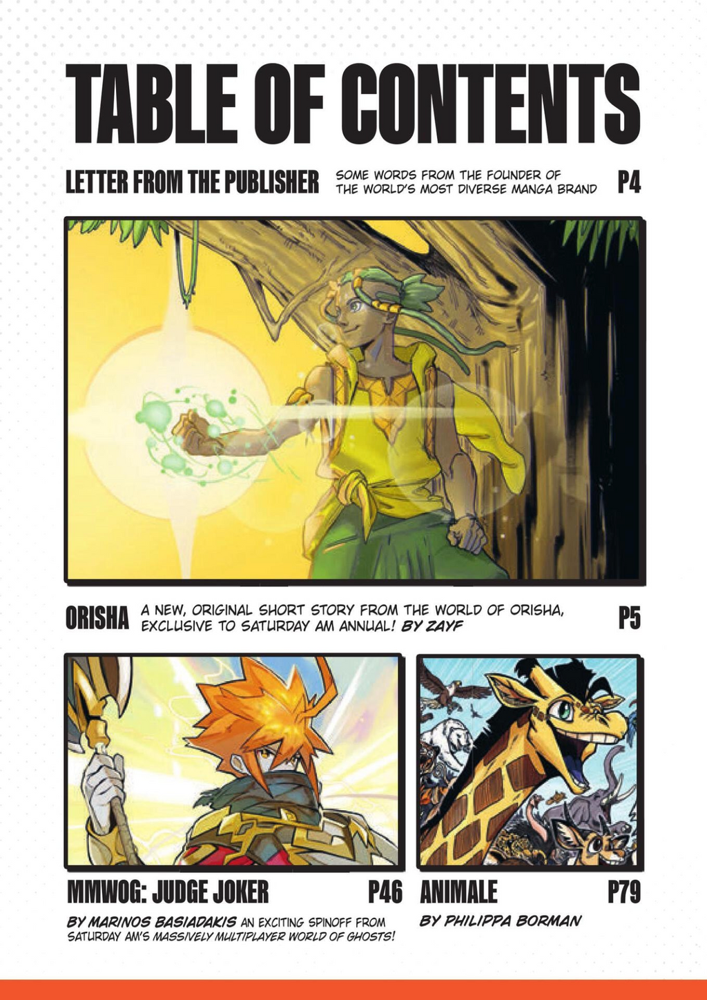 SATURDAY AM ANNUAL 2023 - A Celebration of Original Diverse Manga-Inspired Short Stories from Around the World (Copy)