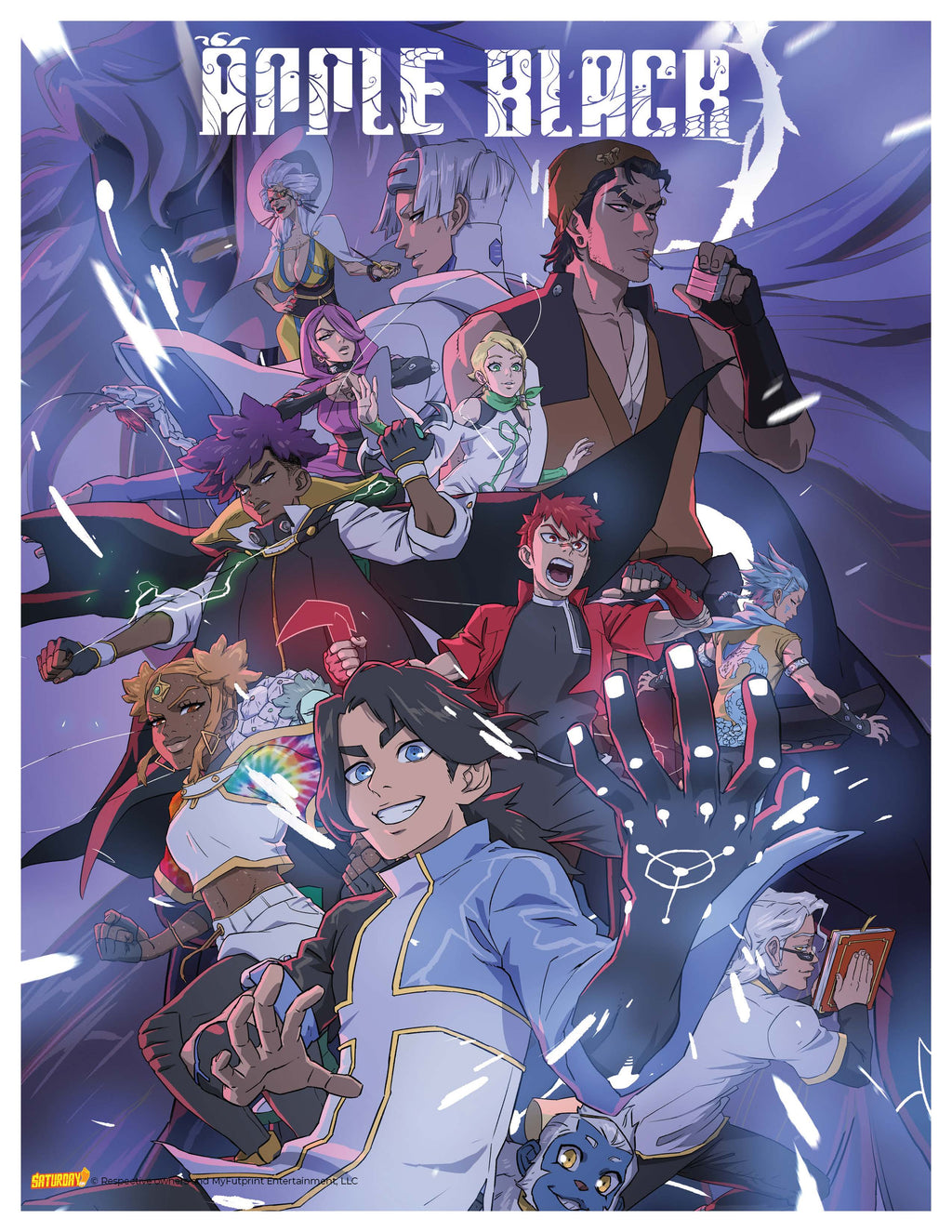Apple Black - Webtoon Hero Print